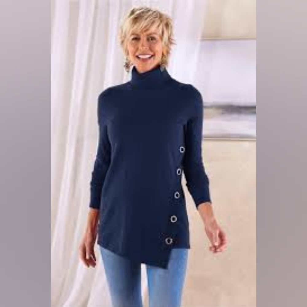Soft Surroundings Sleek Lines Sweater